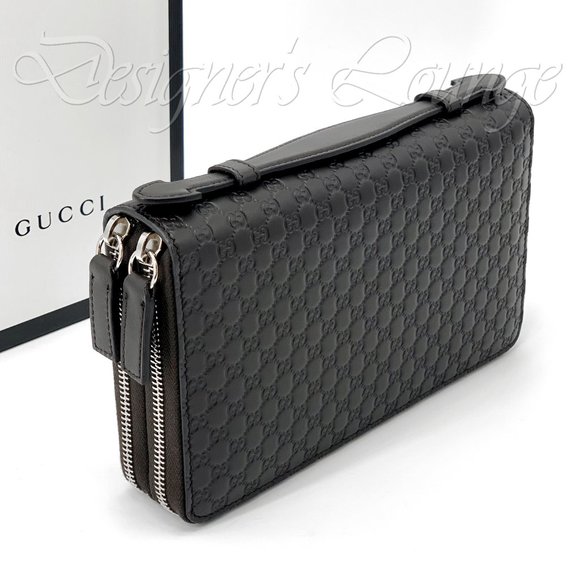 Gucci Other - NIB GUCCI Micro GG Guccissima Large Travel Wallet